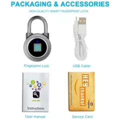 Fingerprint Padlock, le cadenas à empreinte digitale