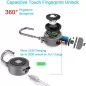 Cadenas Intelligent MEGAFEIS: Sécurité Biométrique Bluetooth - Votre tranquillité desprit à portée de main!