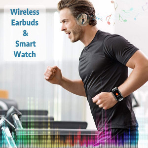 JIABAILE, the smart watch and wireless earphone combo