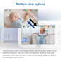 VTech VM5463-2 : Moniteur Bébé Vidéo 5 avec Projection Étoilée et Berceuses - Veille sur le Sommeil de Bébé!