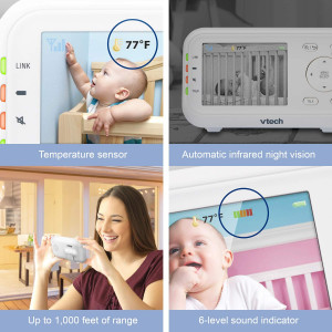 VTech VM5463-2, le moniteur bébé à écran 5''