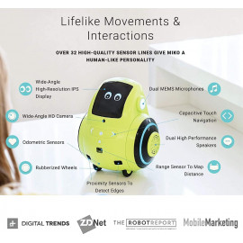 Miko 2 Robot IA | Jouet STEM Éducatif et Amusant pour Enfants