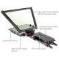 PROAIM P-TP300: Téléprompteur Professionnel pour Caméras et Tablettes - Qualité Broadcast!