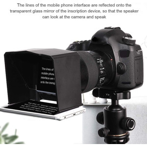 Oumij Smartphone Teleprompter, the portable teleprompter for