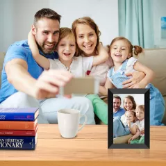 Cadre Photo Numérique WiFi Bigasuo B-102K : Partagez Vos Souvenirs Instantanément !