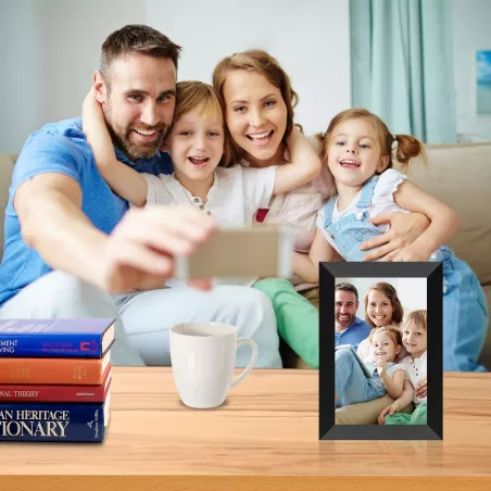 Cadre Photo Numérique WiFi Bigasuo B-102K : Partagez Vos Souvenirs Instantanément !