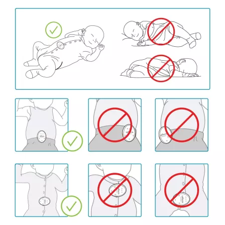Levana Oma Sense: Moniteur de Mouvement Respiratoire Bébé - Tranquillité dEsprit Garantie!