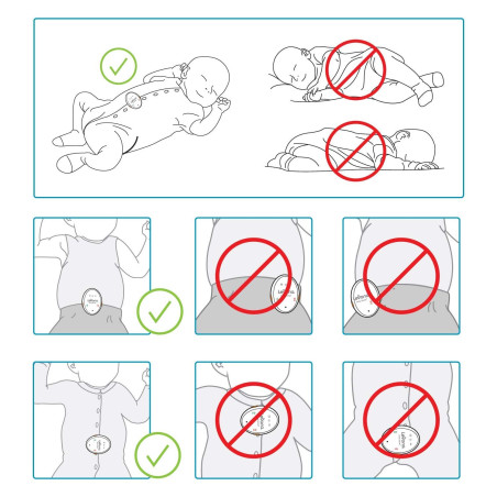 Levana Oma Sense: Moniteur de Mouvement Respiratoire Bébé - Tranquillité dEsprit Garantie!