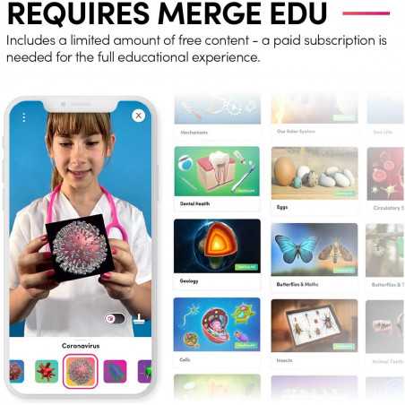 Merge Cube 2 Pack, learn with 3D digital objects