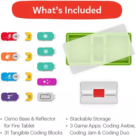 Osmo Coding Starter Kit: Apprendre à coder en samusant! Idéal 5-10 ans