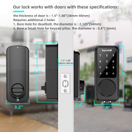 Serrure Hornbill Smart Door Lock, pour plus de sécurité pour DECOUV...