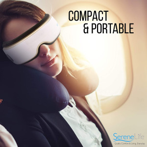 SereneLife SLEYMSG55, le casque de massage pour vos yeux