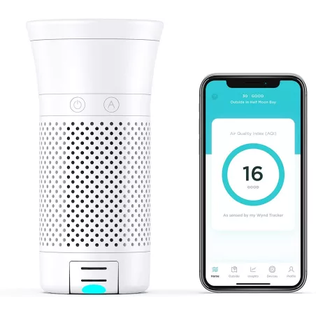Wynd Plus, le purificateur d'air portable