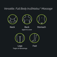 MagicHands truShiatsu Neck & Back Massager: Deep Tissue Relief & Heat Therapy