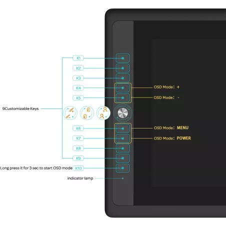 GAOMON PD156PRO: Tablette Graphique 15.6 Full HD - Laissez Libre Cours à Votre Créativité!
