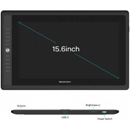 Gaomon PD156 Pro, the HD color screen for drawing