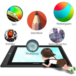 Gaomon PD156 Pro, l'écran couleur HD pour dessiner