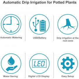 Système d'Irrigation Automatique Landrip pour Plantes Saines