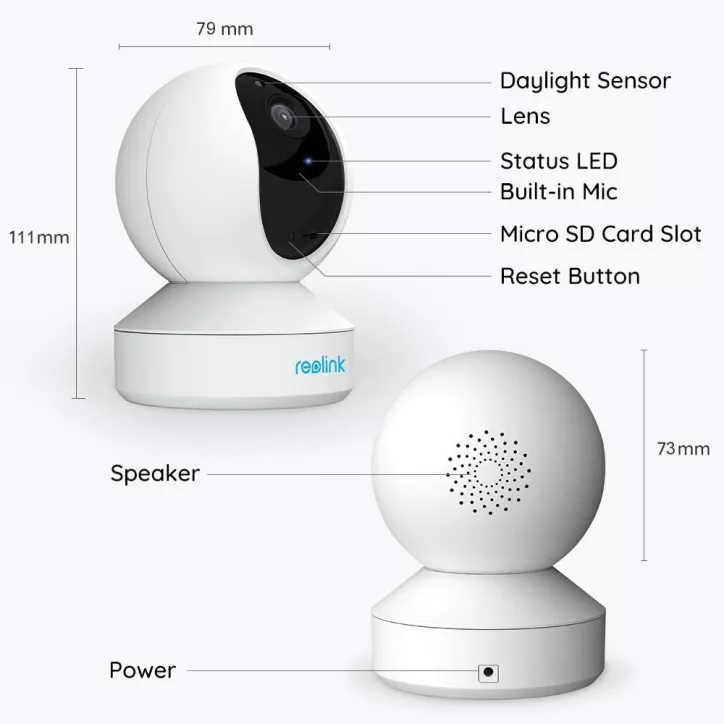 Reolink 4K Caméra de Sécurité: Zoom Optique, Audio Bidirectionnel & Vision Nocturne - Protégez Votre Maison!
