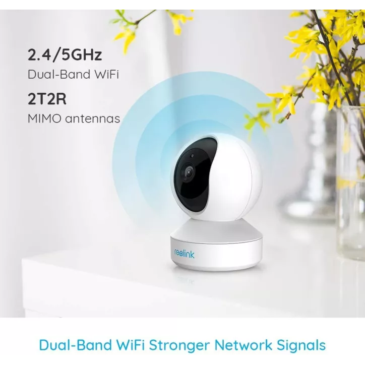 Reolink E1 Pro : Caméra de Surveillance Intelligente 4MP, Vision Nocturne, Audio Bidirectionnel & Zoom Optique