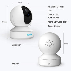 Reolink E1 Pro, le pack de 2 caméras