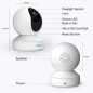 Reolink E1 Pro : Caméra de Surveillance Intelligente 4MP, Vision Nocturne, Audio Bidirectionnel & Zoom Optique