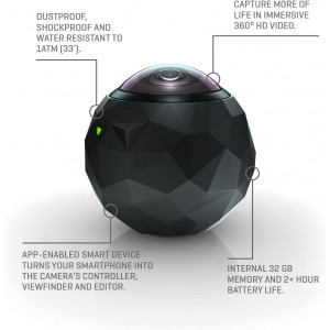 360fly 360° HD, the small ball for a better immersion