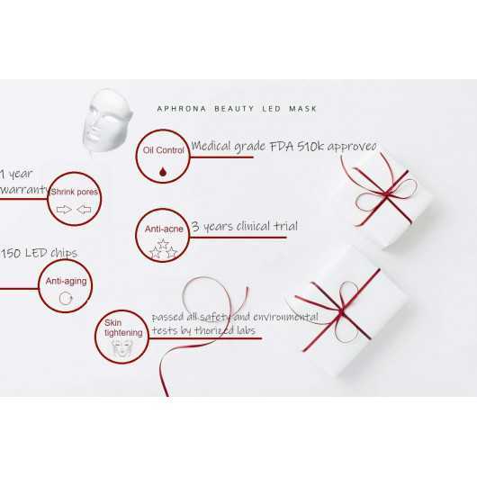 Aphrona LED facial mask, the ideal mask for your face