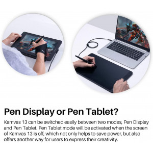 Huion Kamvas 13, the graphic tablet compatible with Android