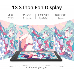 Huion Kamvas 13, the graphic tablet compatible with Android