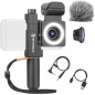 Kit Vidéo Smartphone Movo SmartCine: Micro, Lumière LED & Objectifs - Créez des Vlogs Pro!