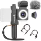 Kit Vidéo Smartphone Movo SmartCine: Micro, Lumière LED & Objectifs - Créez des Vlogs Pro!