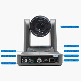 Zowietek PTZ Camera 20X Optical Zoom | HD Live Streaming & Surveillance