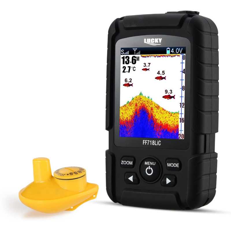 LUCKY Portable Fish Finder, le sonar de pêche portable