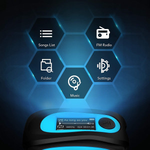 AGPTEK S07, the 100% waterproof music player