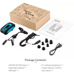 AGPTEK S07, le lecteur de musique 100% étanche