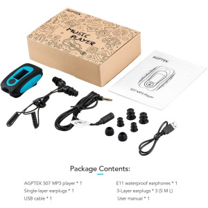 AGPTEK S07, le lecteur de musique 100% étanche