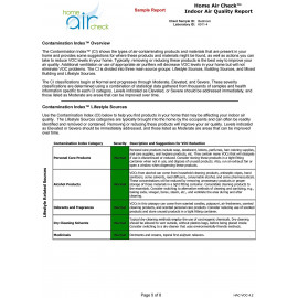 Test de Qualité d'Air Intérieur - Kit Sécurité Maison COV et Moisissure
