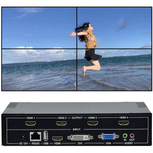 ESZYM 4-Channel Video Wall Controller: Enhance Your Viewing Experience