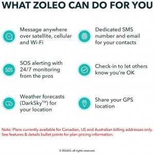 ZOLEO Satellite Communicator, send messages wherever you are