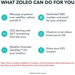ZOLEO: Communicateur Satellite Global - Restez Connecté, NImporte Où! SOS, Météo, Messages