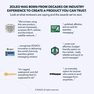 ZOLEO Satellite Communicator, envoyez des messages partout où