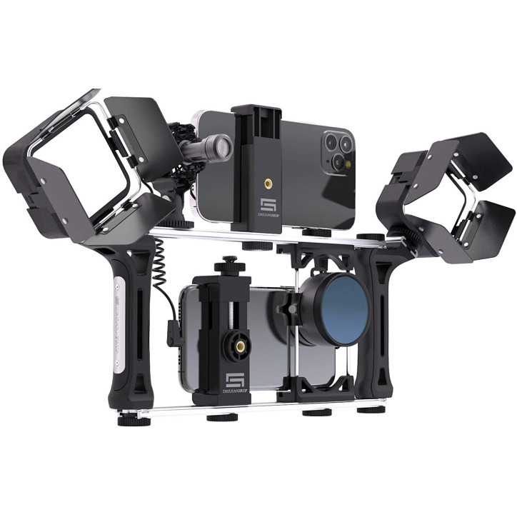 DREAMGRIP Evolution MOJO: Kit Vidéo Ultime pour Créateurs - Son Pro, Lumière Parfaite!