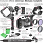 DREAMGRIP Evolution MOJO: Kit Vidéo Ultime pour Créateurs - Son Pro, Lumière Parfaite!