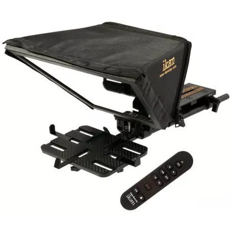 Ikan PT-ELITE-UL-RC: Téléprompteur Universel Tablette avec Télécommande – Contrôle Parfait pour Vidéos Pro!