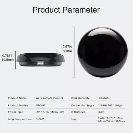 MOES Smart Hub: Contrôle Universel IR WiFi - Transformez Votre Maison Connectée!