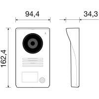 VIMAR K40910: Vidéophone 7 Mains Libres - Sécurité Optimale & Installation Facile!