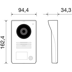 VIMAR K40910: Vidéophone 7 Mains Libres - Sécurité Optimale & Installation Facile!