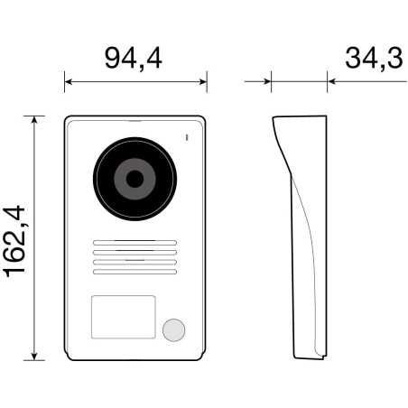 VIMAR K40910: Vidéophone 7 Mains Libres - Sécurité Optimale & Installation Facile!