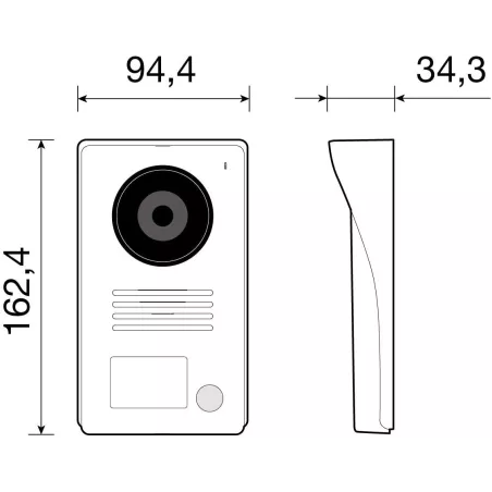 VIMAR K40910: Vidéophone 7 Mains Libres - Sécurité Optimale & Installation Facile!